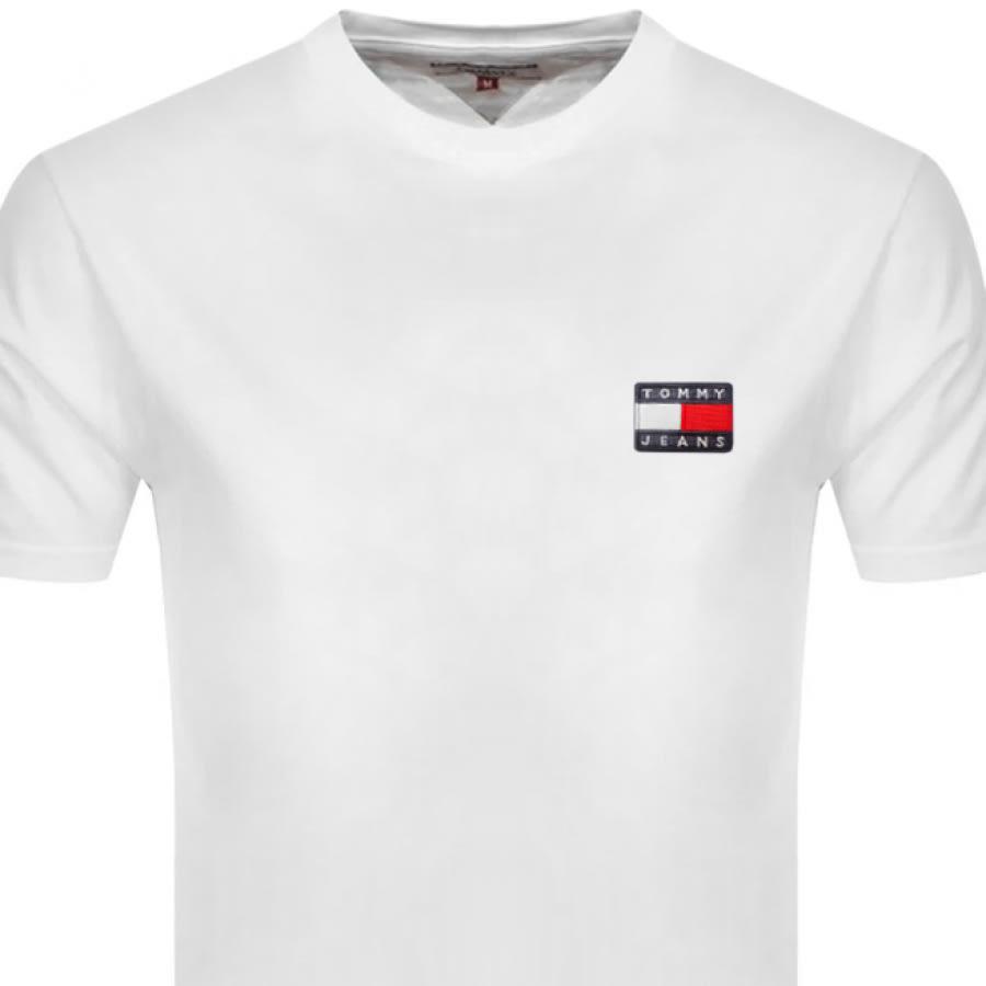 Alternative Image for ProductTommy Jeans Badge T Shirt White2